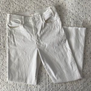 Mother Hustler Ankle Fray Jeans